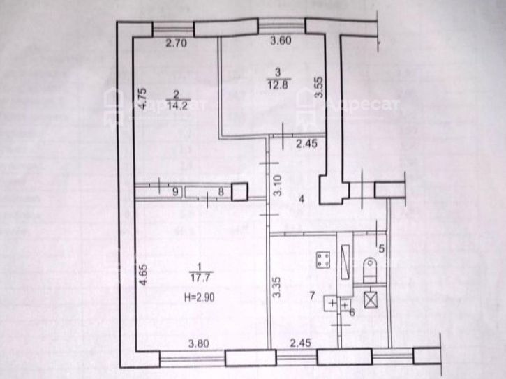Комната ул. Борьбы,  д.2