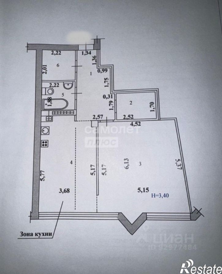 1-комн квартира улица 8-й Воздушной Армии, 6Б,  д. 6Б