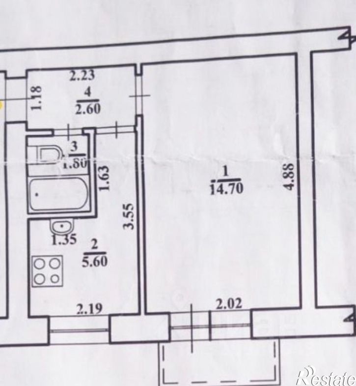 1-комн квартира посёлок Саши Чекалина, 35,  д. 35