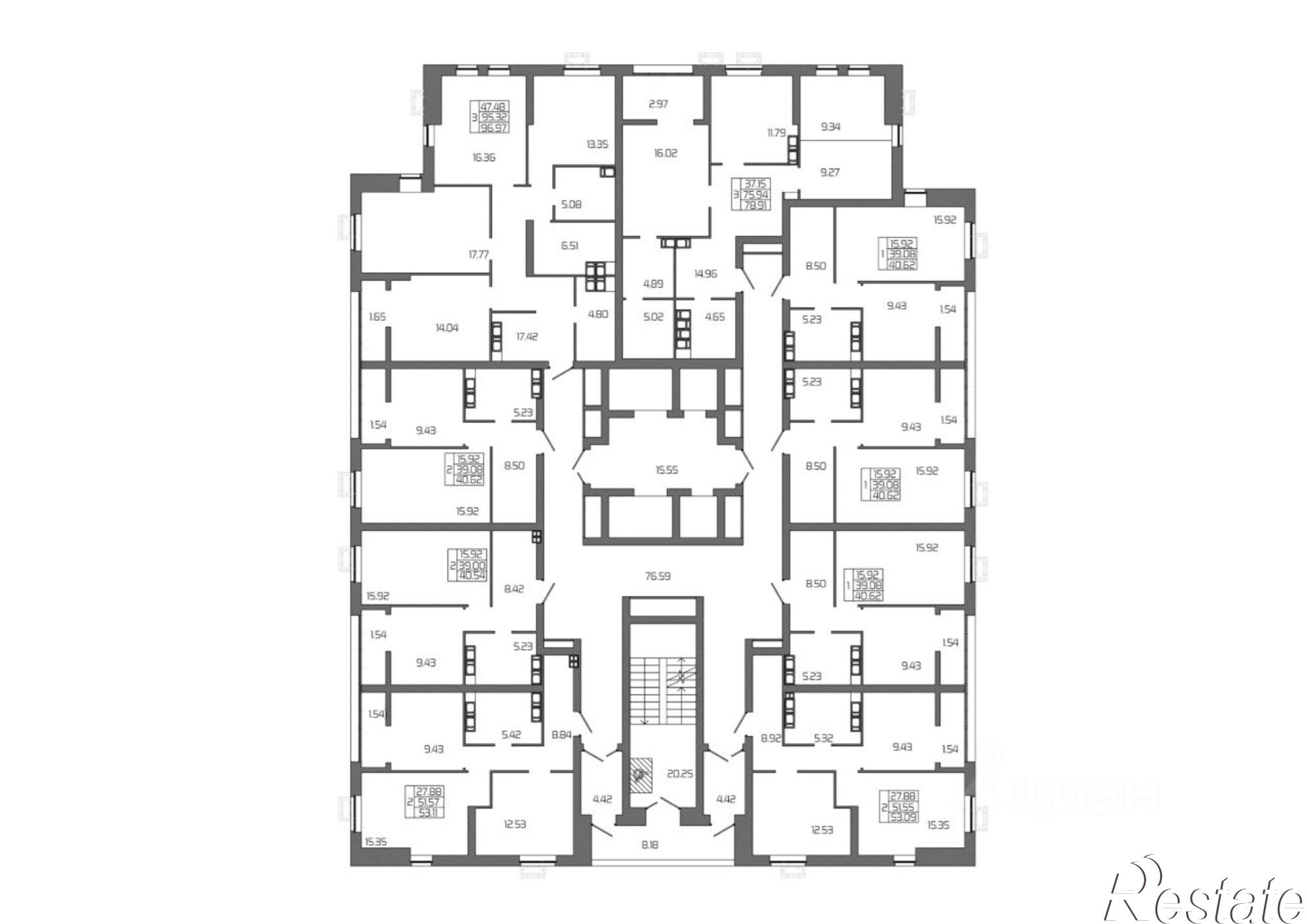 Купить квартиру за 7 506 450 рублей на ул им. Землячки, 31а
