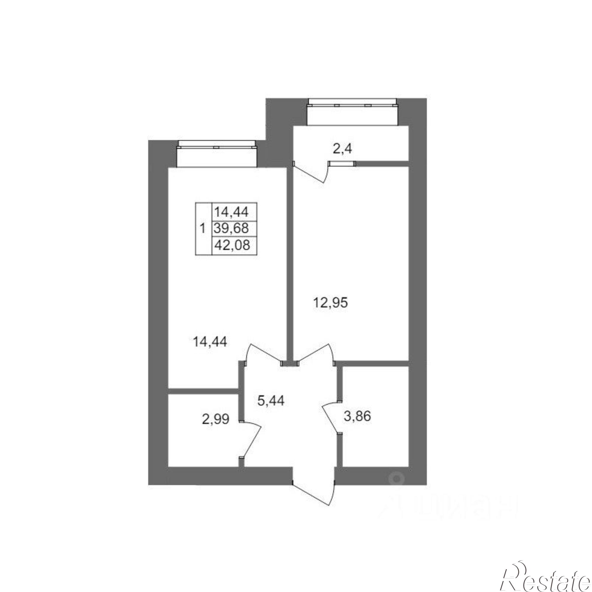 Купить квартиру за 7 374 000 рублей на ул Смольная, 27