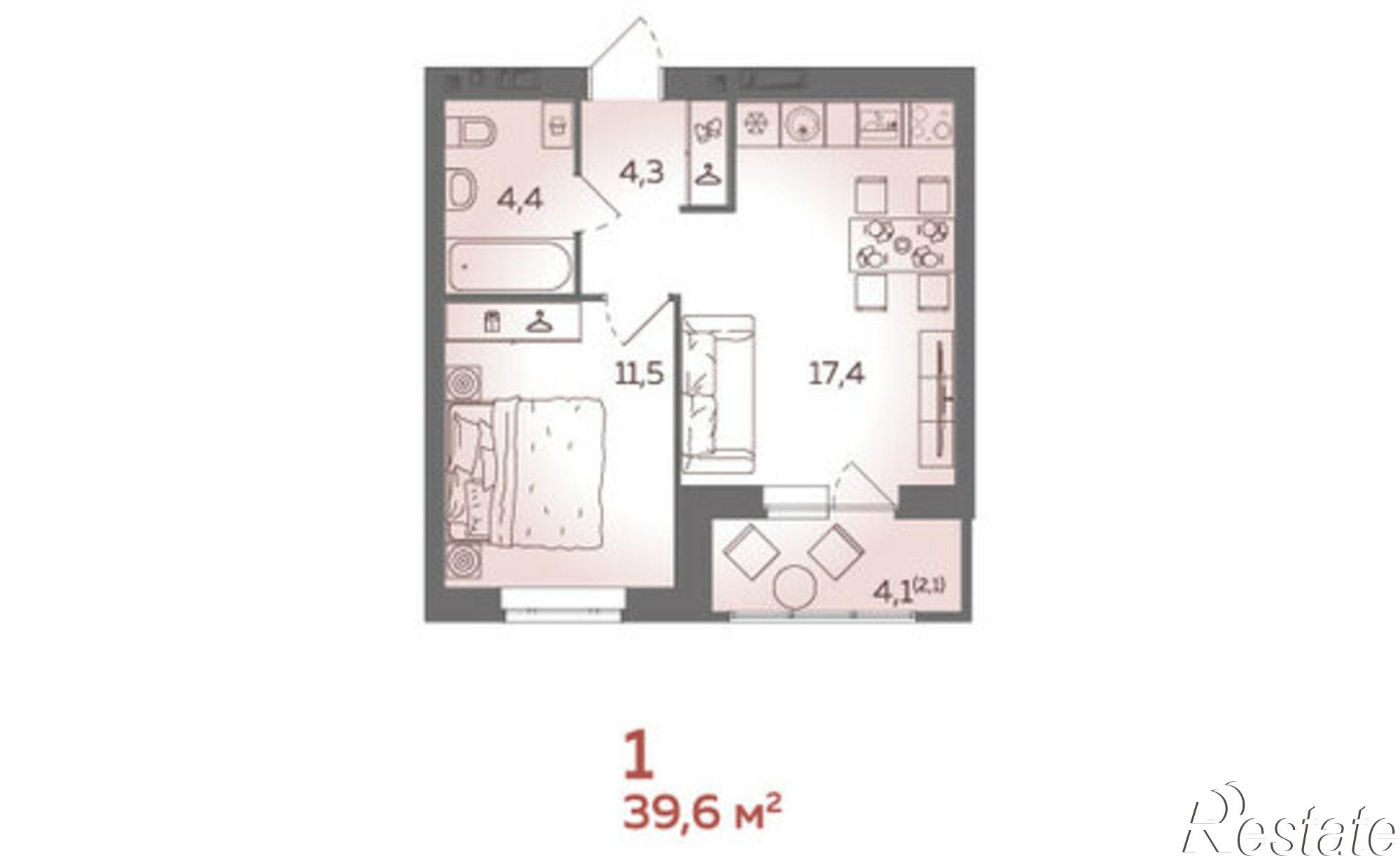 Купить квартиру за 5 887 000 рублей на ул им. Полоненко, 12