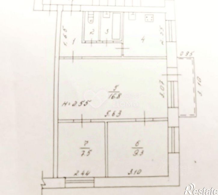 3-комн квартира улица 50-летия ВЛКСМ, 4,  д. 4