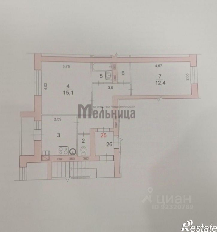 2-комн квартира ул 35-й Гвардейской, 46,  д. 46