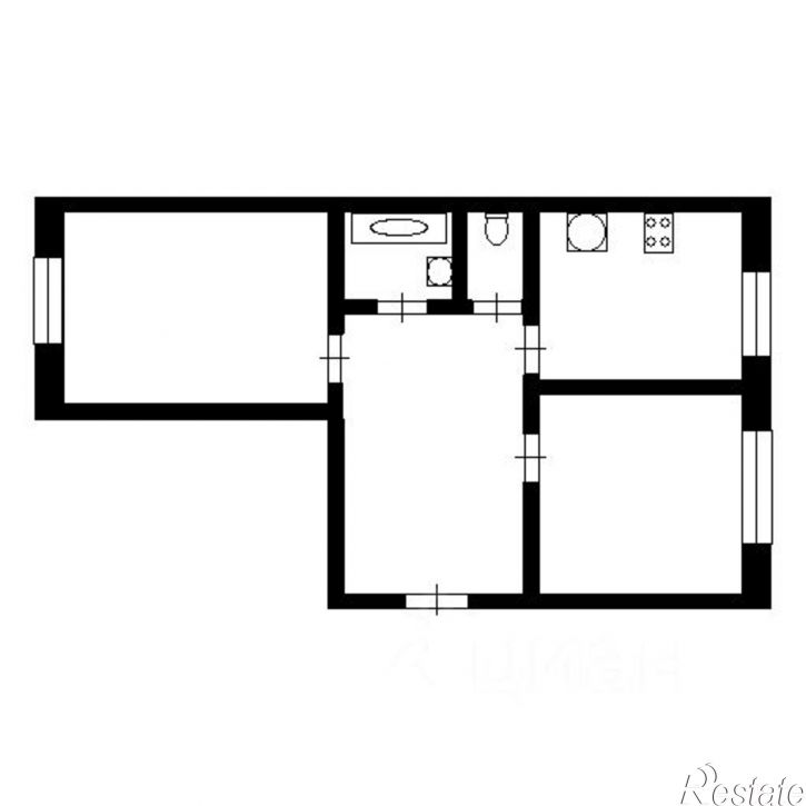 2-комн квартира б-р им. Энгельса, 11,  д. 11