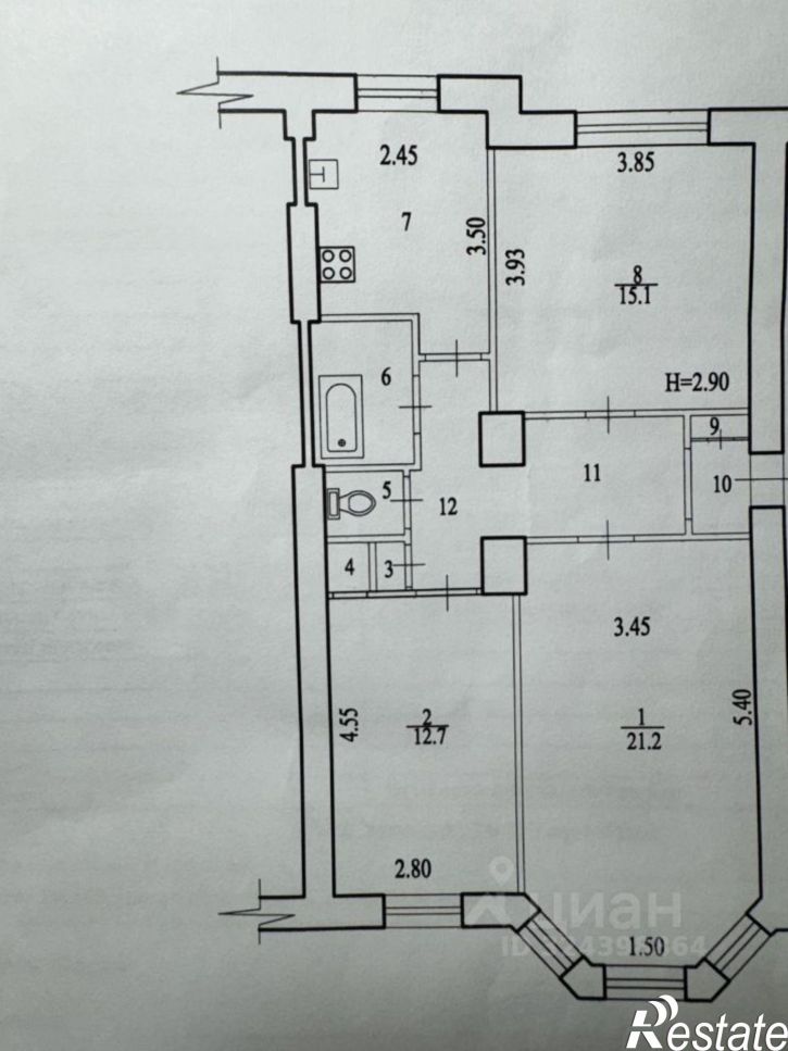 3-комн квартира улица Борьбы, 3,  д. 3