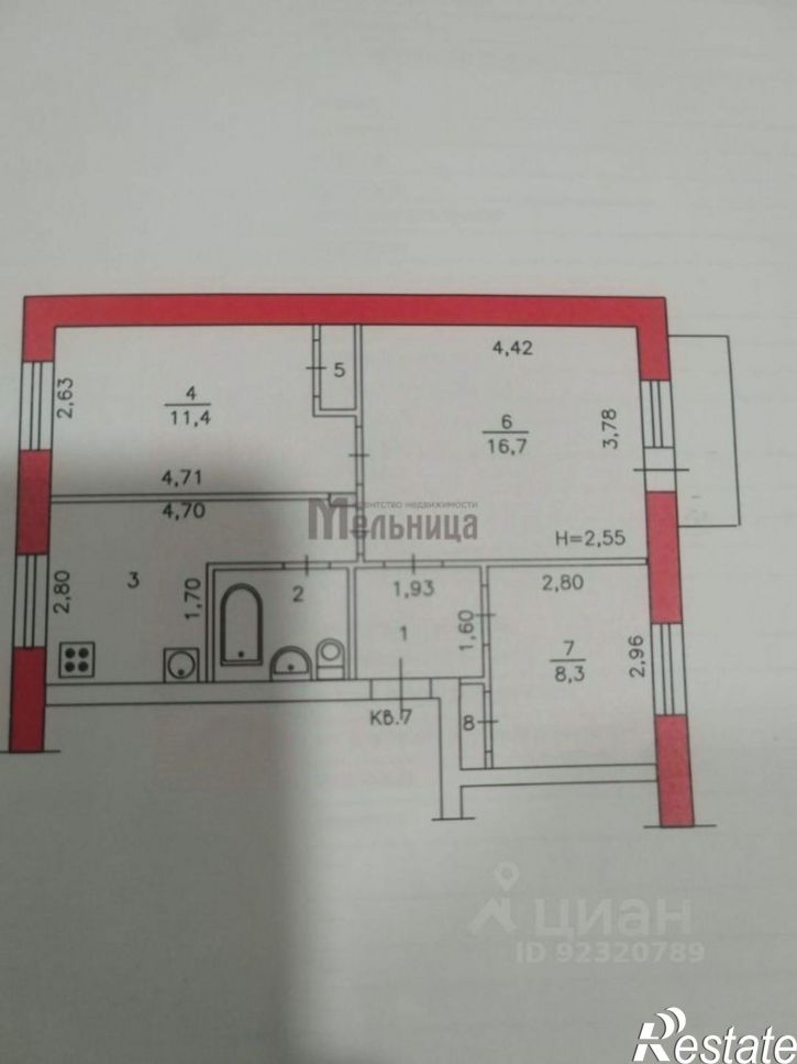 3-комн квартира ул им. Землячки, 30а,  д. 30а