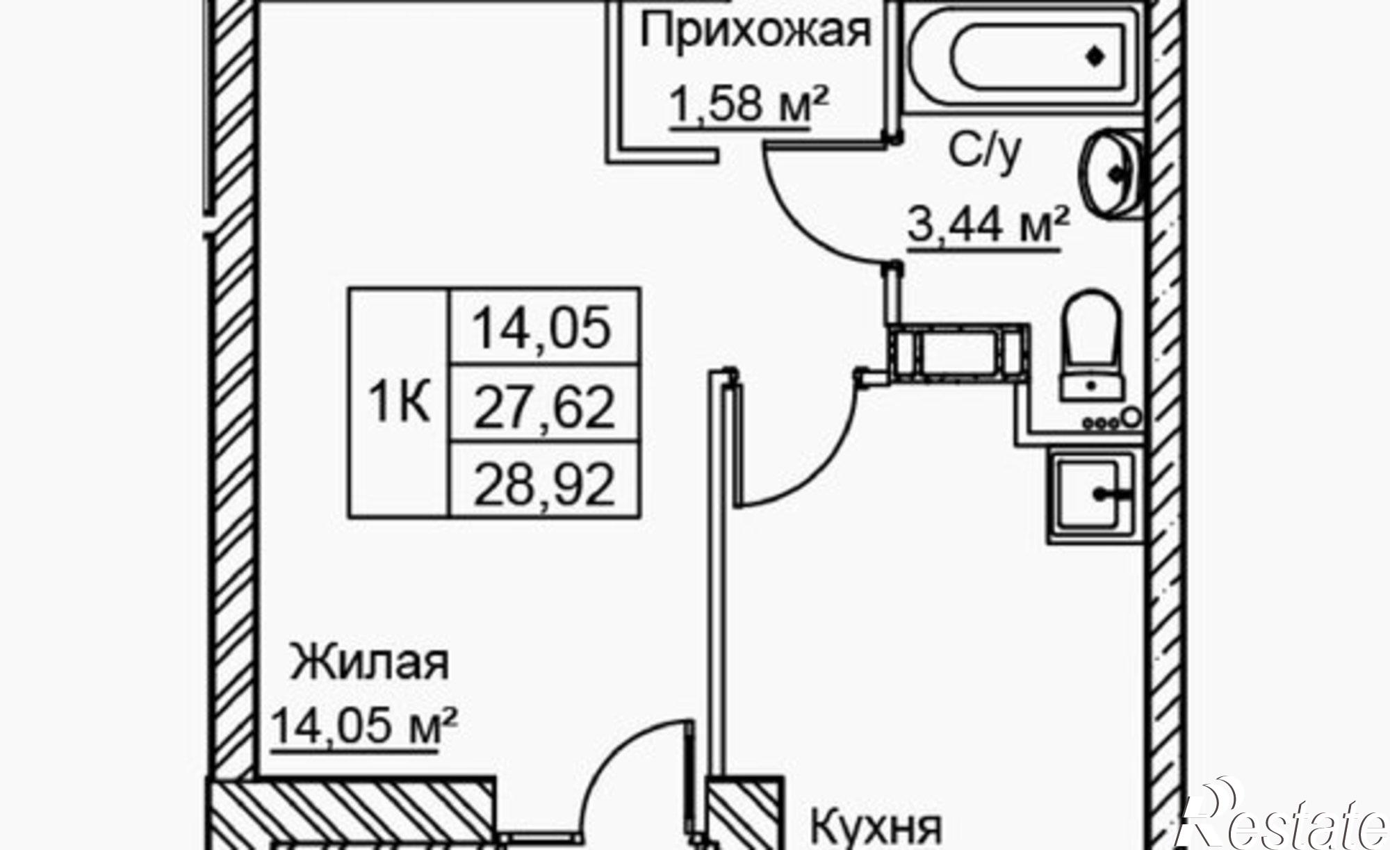 Купить квартиру за 3 181 200 рублей на улица Голубева, 1