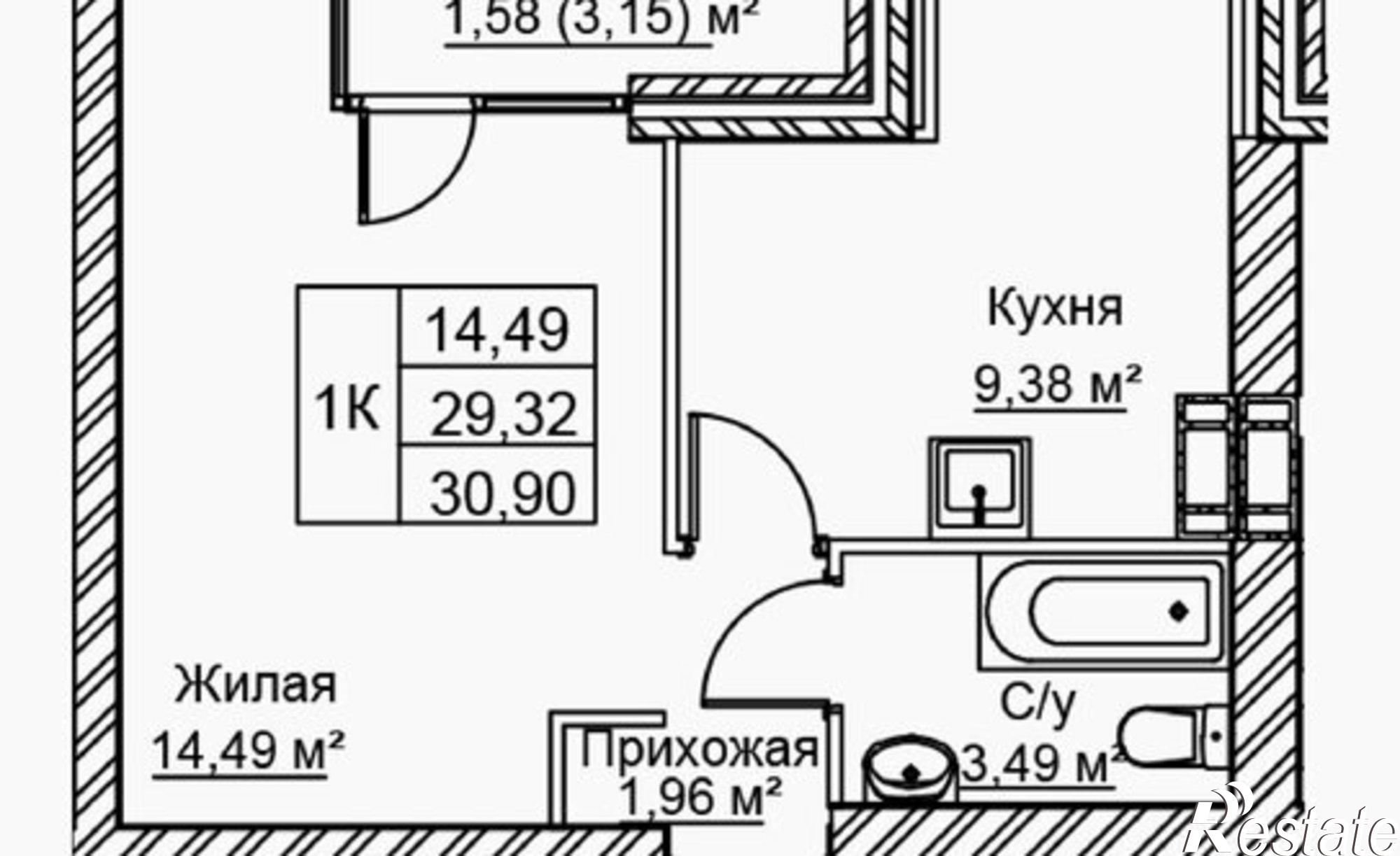 Купить квартиру за 3 553 500 рублей на улица Голубева, 1