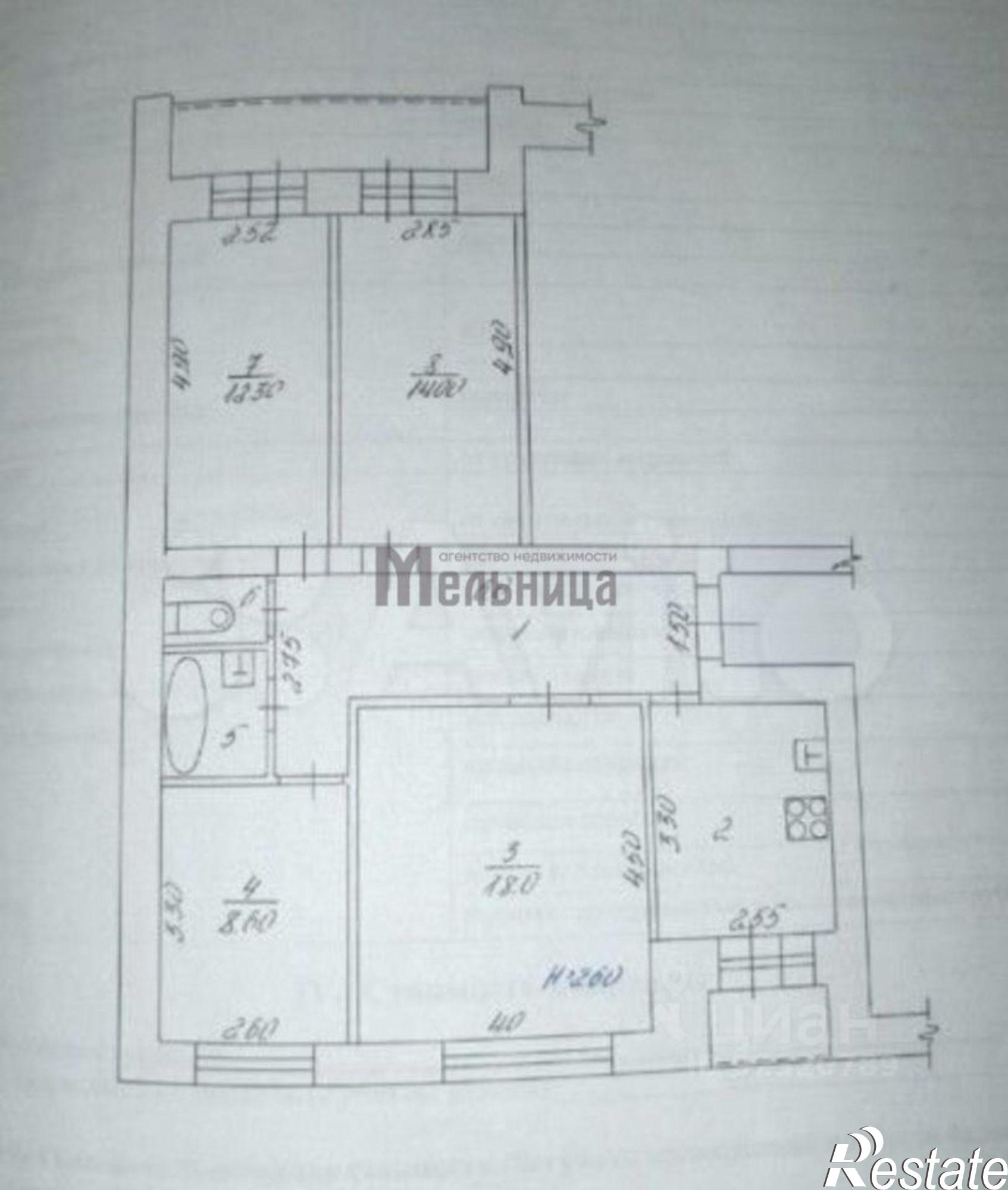 Купить квартиру за 8 100 000 рублей на ул Череповецкая, 5