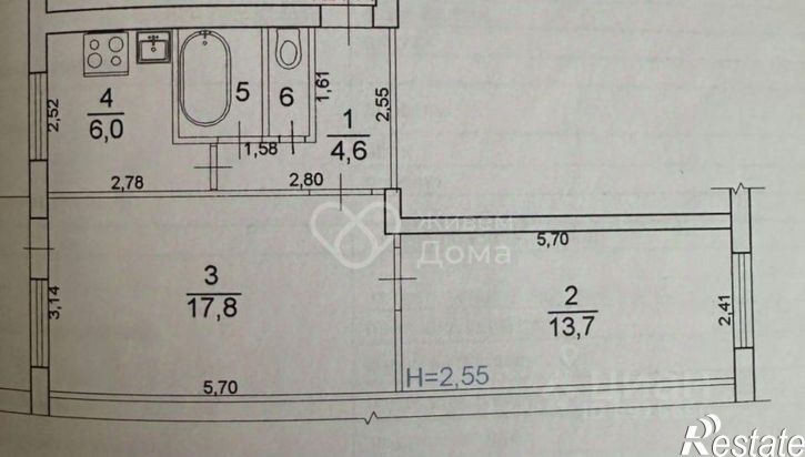 2-комн квартира ул им. академика Королева, 5,  д. 5