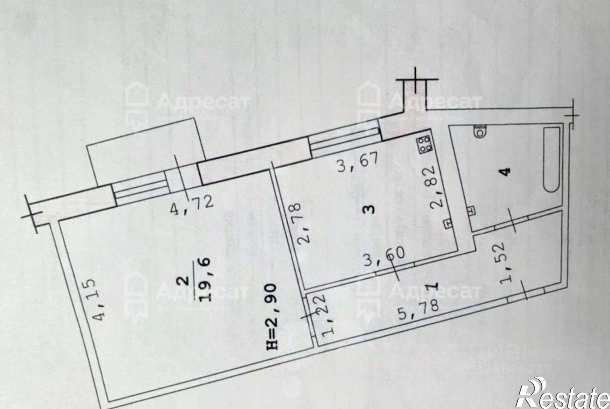 Купить квартиру за 6 750 000 рублей на проспект Ленина, 22