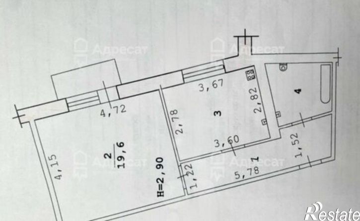 1-комн квартира проспект Ленина, 22,  д. 22
