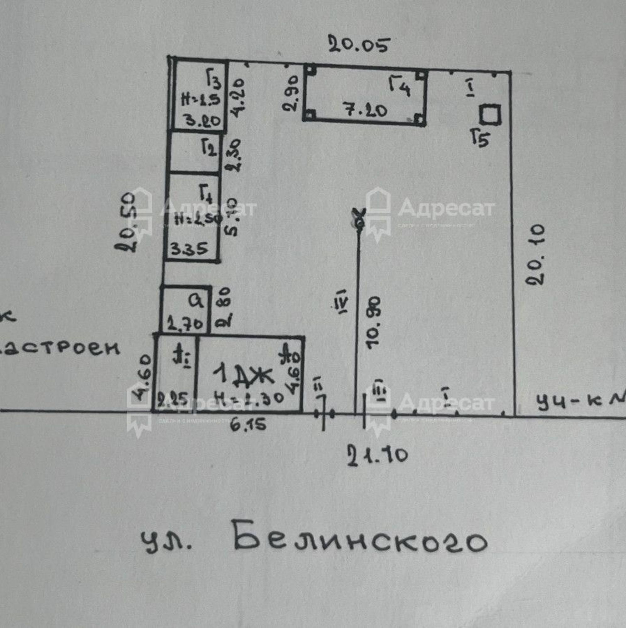 Купить землю, земельный участок за 2 500 000 рублей на ул. Белинского