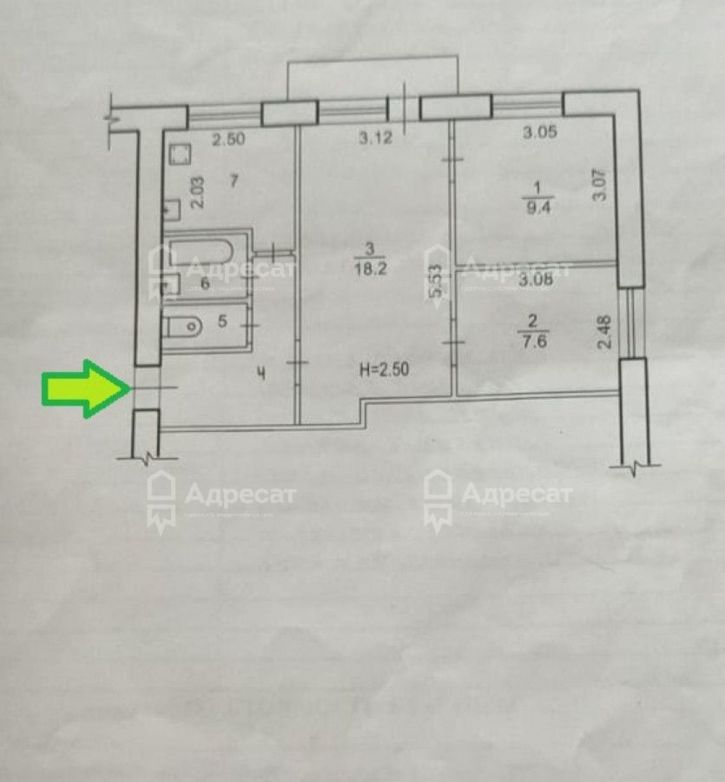 3-комн квартира ул. Льговская,  д.6