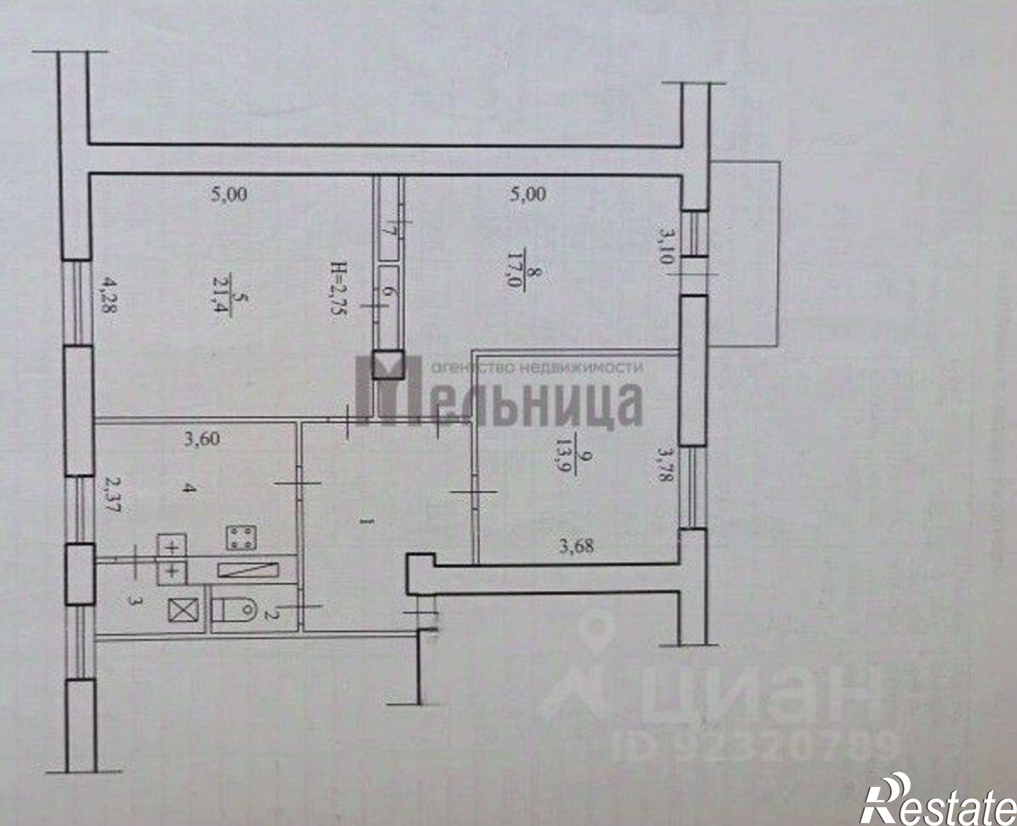Купить комнату за 1 200 000 рублей на улица Борьбы, 6