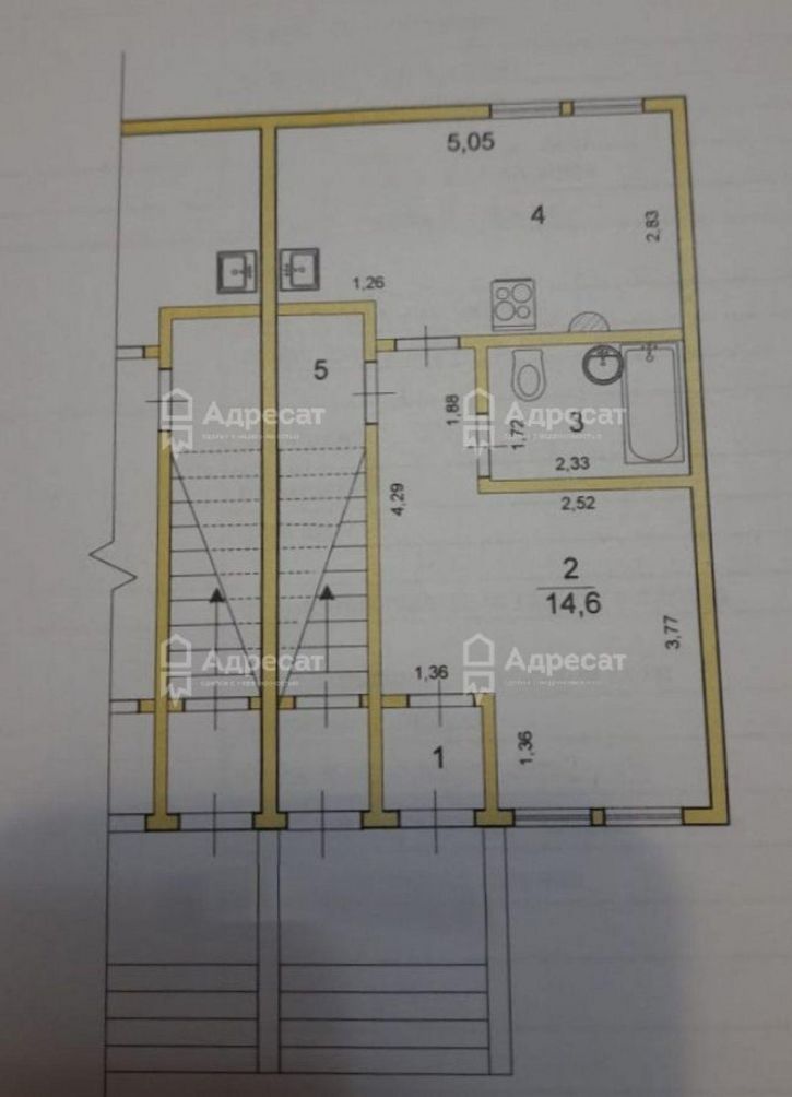 1-комн квартира ул. Василевского,  д.32