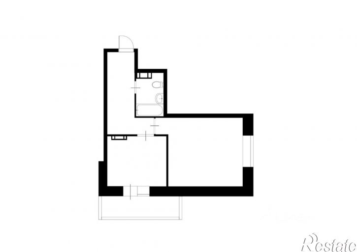 1-комн квартира Казахская улица, 27,  д. 27