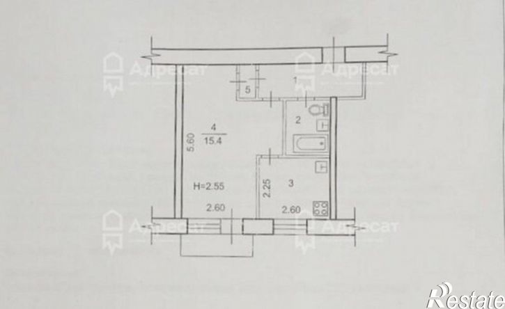 1-комн квартира улица Дзержинского, 35,  д. 35