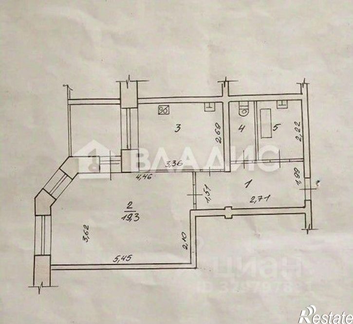 1-комн квартира ул им. Льва Толстого, 5,  д. 5