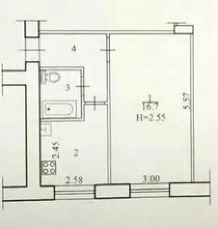 1-комн квартира ул. Льговская,  д.18