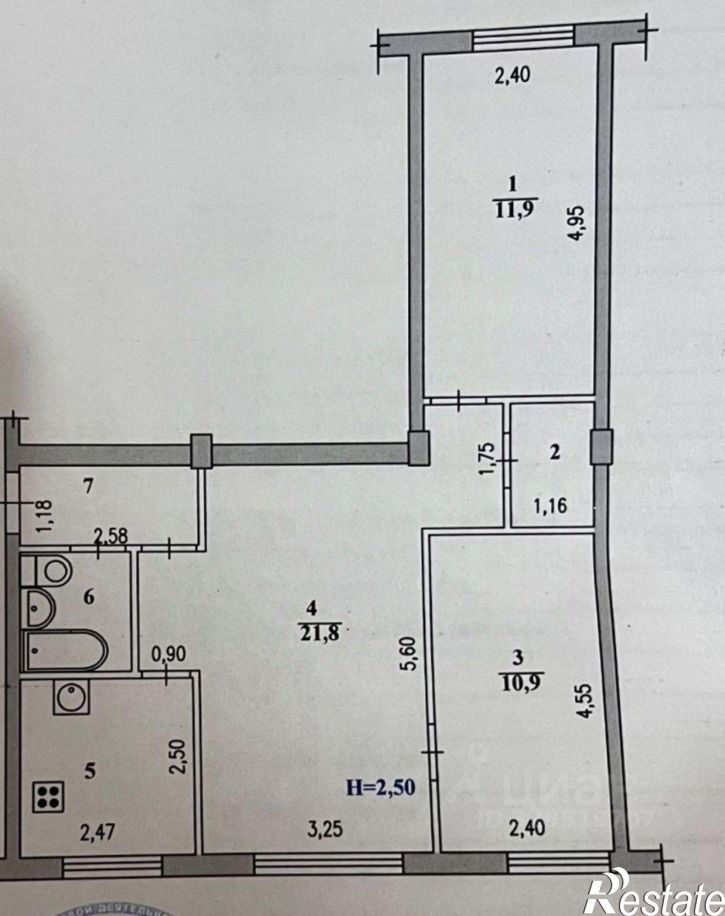 3-комн квартира улица Зины Маресевой, 13,  д. 13