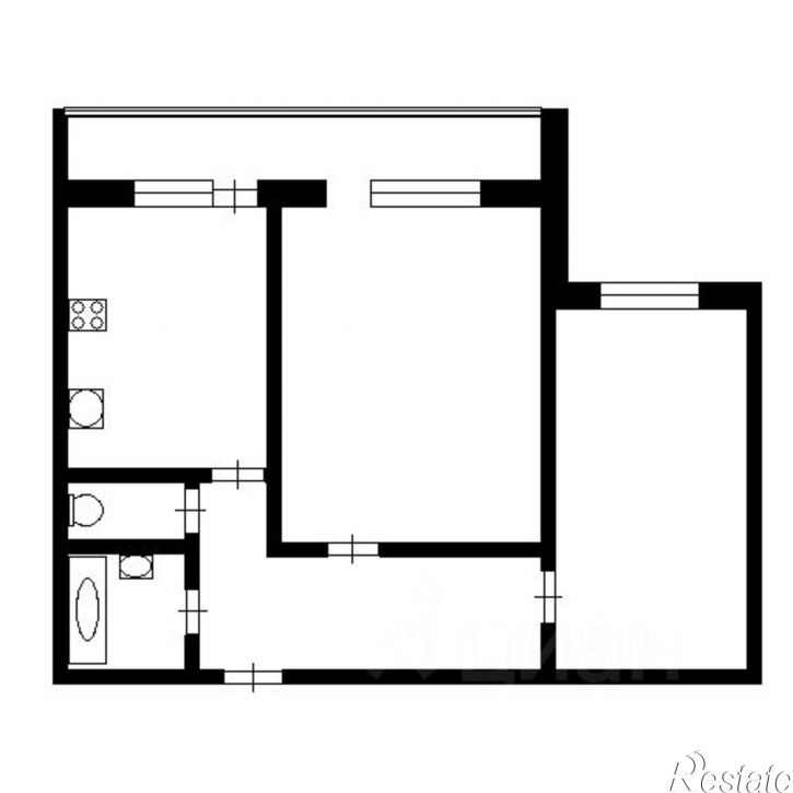 2-комн квартира Авиаторская улица, 3,  д. 3