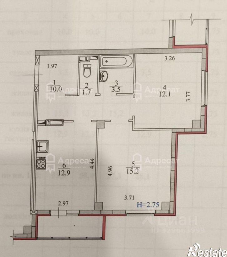 2-комн квартира ул им. Тимирязева, 19а,  д. 19а