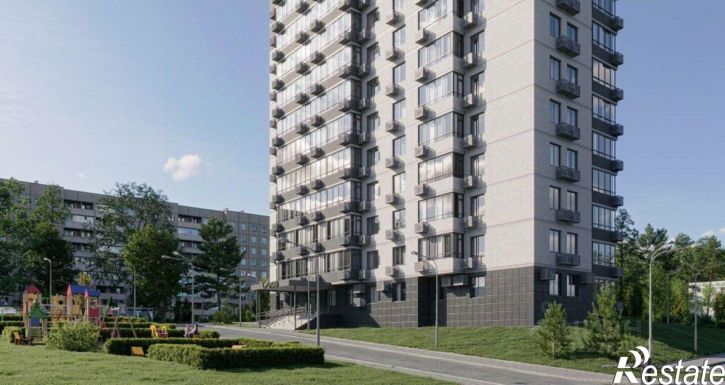 2-комн квартира в новом доме улица Клары Цеткин, 1А,  д. 1А