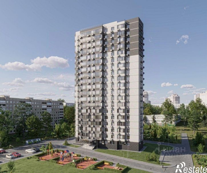 2-комн квартира в новом доме улица Клары Цеткин, 1А,  д. 1А