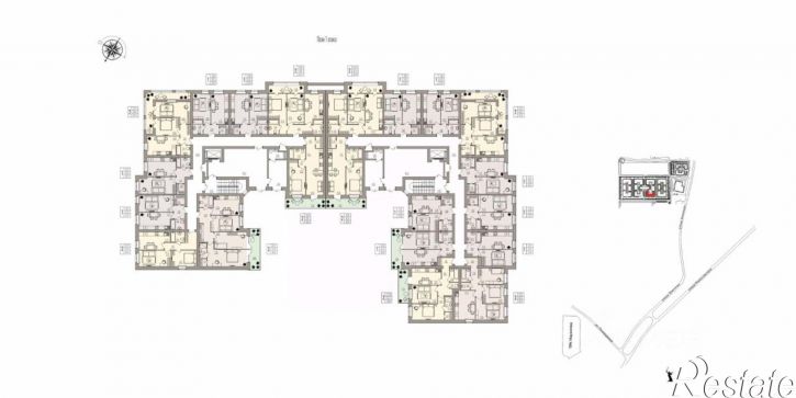 3-комн квартира в новом доме улица Землячки, 84/7,  д. 84/7