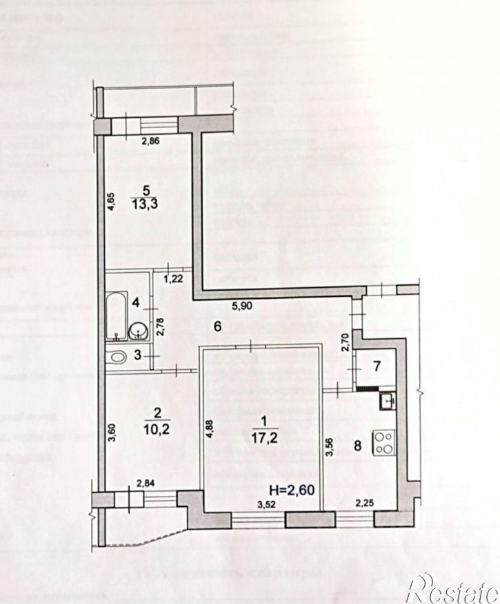 3-комн квартира улица Сухова, 17,  д. 17