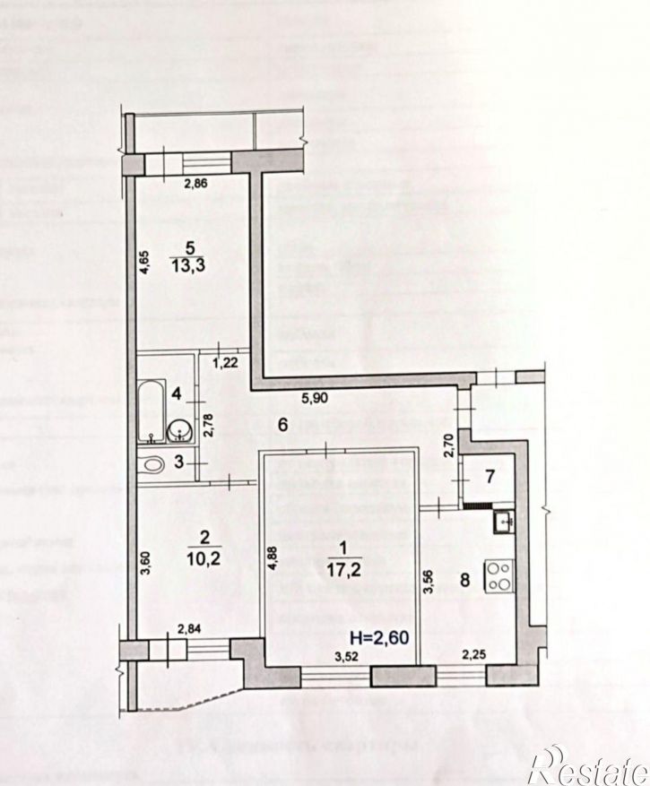 3-комн квартира улица Сухова, 17,  д. 17