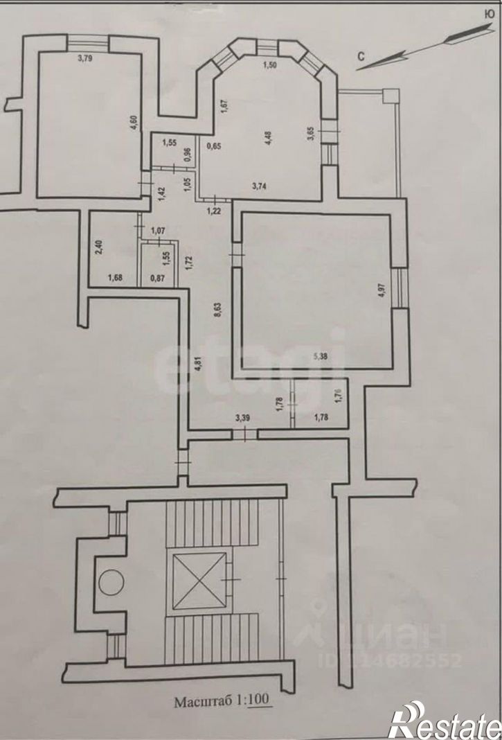 2-комн квартира бульвар Энгельса, 34Д,  д. 34Д