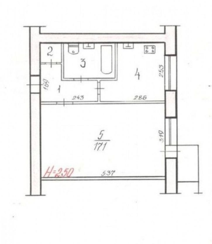 1-комн квартира ул. Двинская,  д.2