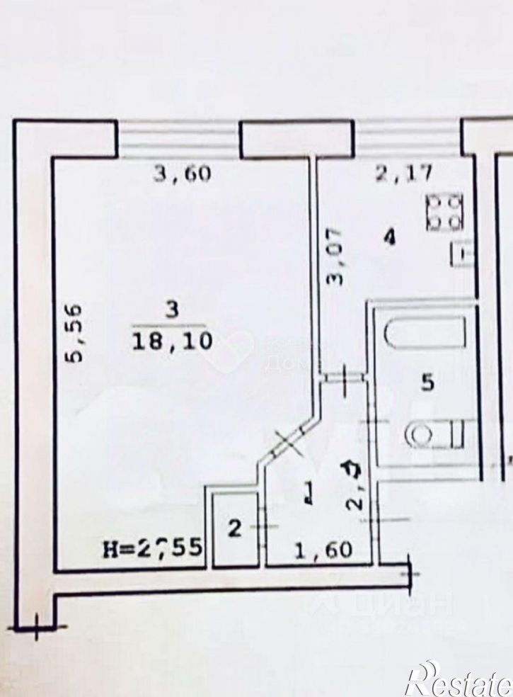 1-комн квартира Жирновская улица, 19,  д. 19