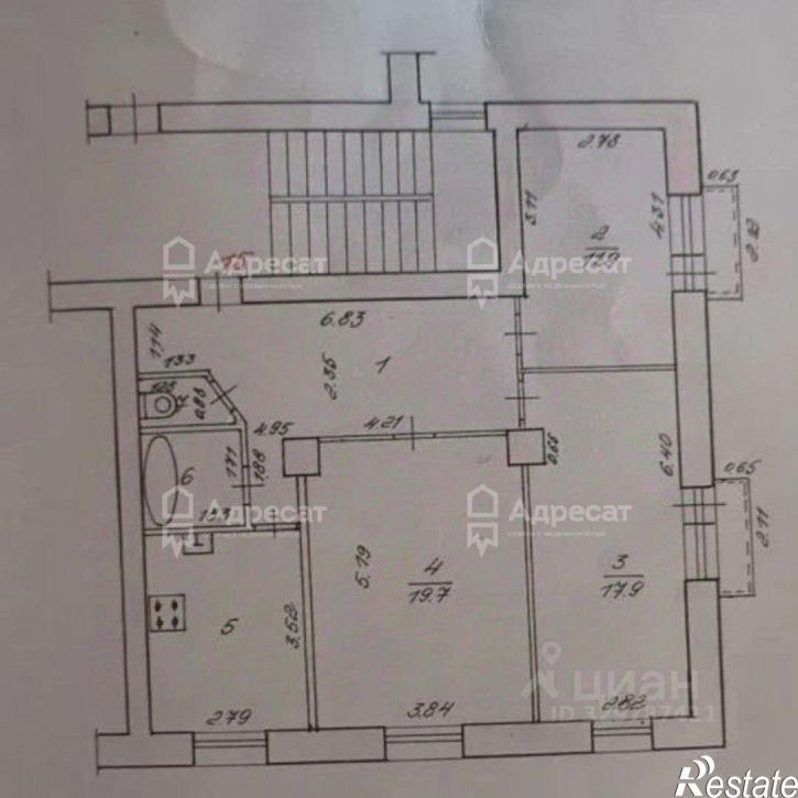 3-комн квартира ул Рабоче-Крестьянская, 39,  д. 39