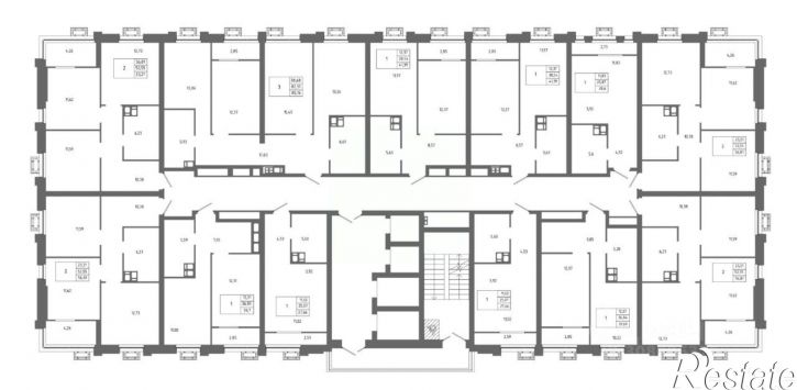 1-комн квартира в новом доме район Семь Ветров, улица 8-й Воздушной Армии
