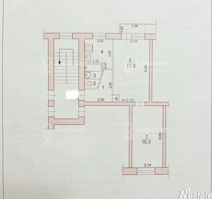 2-комн квартира улица 35-й Гвардейской дивизии, 15,  д. 15