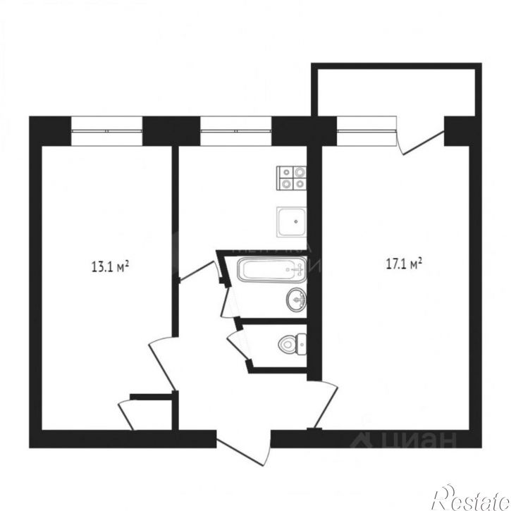 2-комн квартира ул им. Ломакина, 15,  д. 15