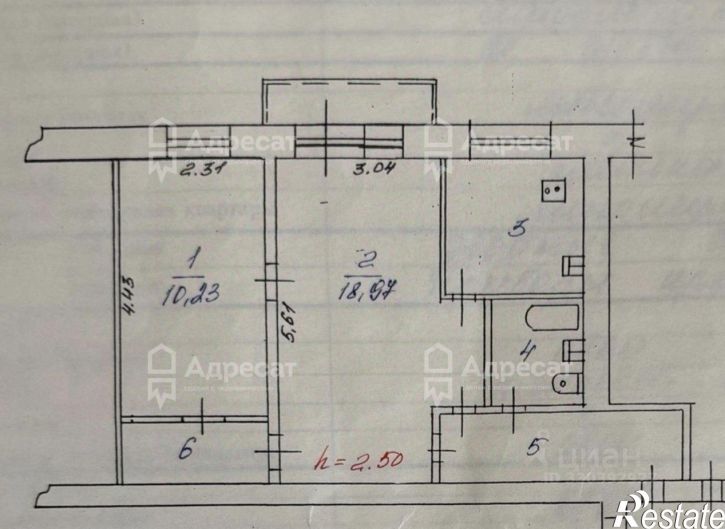 2-комн квартира ул им. Ломакина, 15,  д. 15