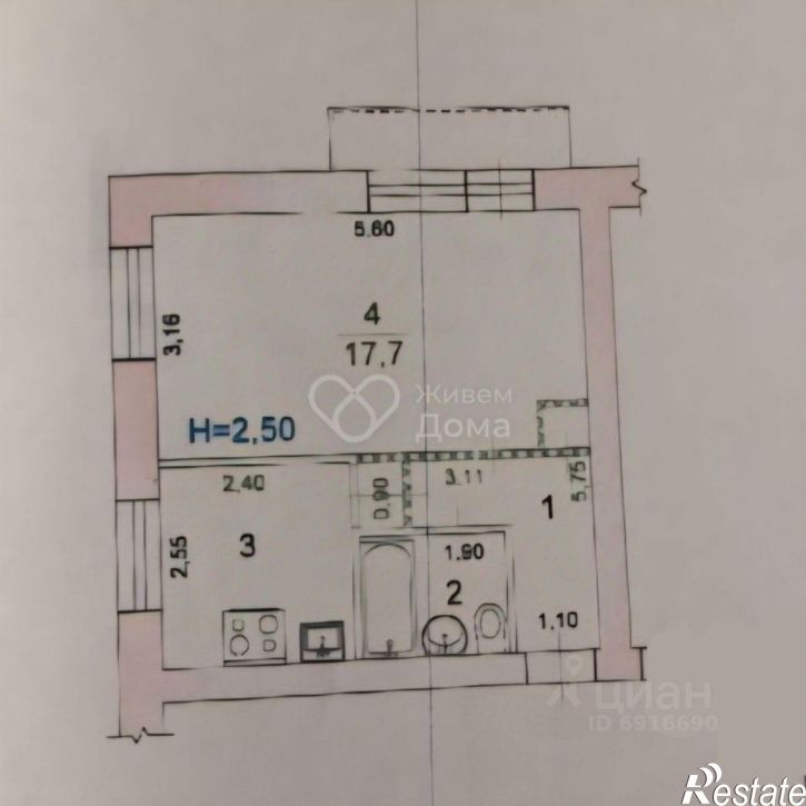 1-комн квартира улица 35-й Гвардейской дивизии, 15,  д. 15