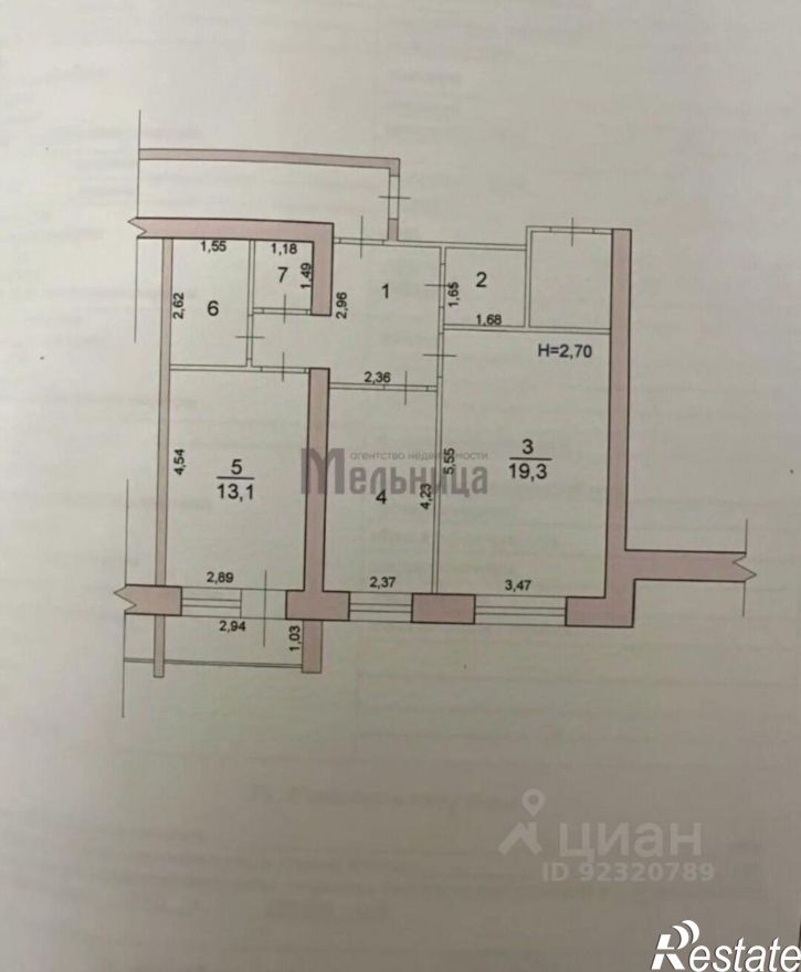 2-комн квартира ул Шауляйская, 4а,  д. 4а
