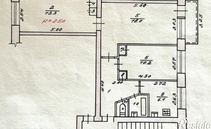 3-комн квартира улица Елисеева, 9,  д. 9