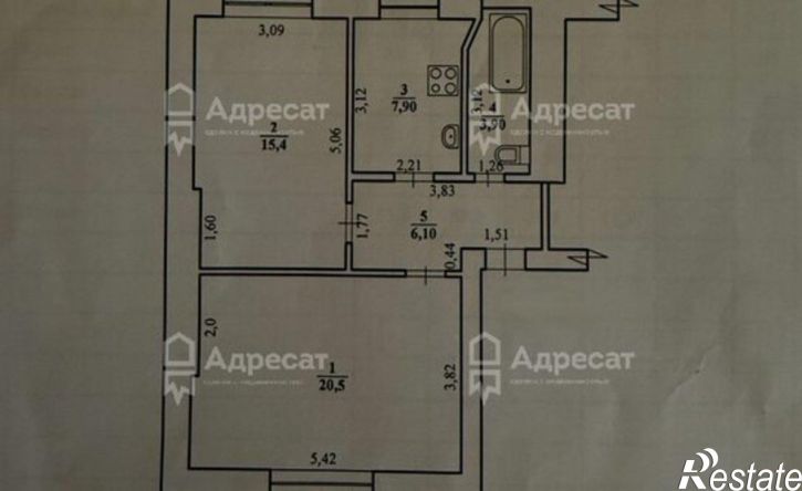 2-комн квартира ул Первой пятилетки, 1,  д. 1