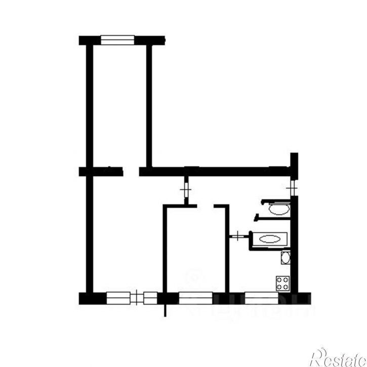 3-комн квартира улица Тулака, 4,  д. 4