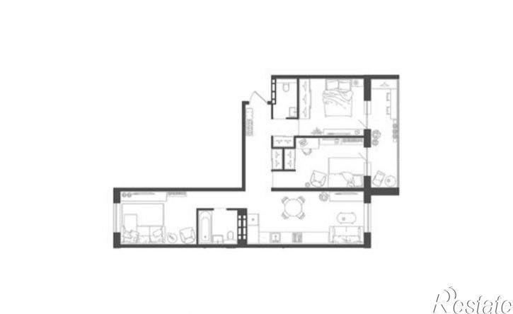 3-комн квартира ул им. Глазкова, 14б,  д. 14б