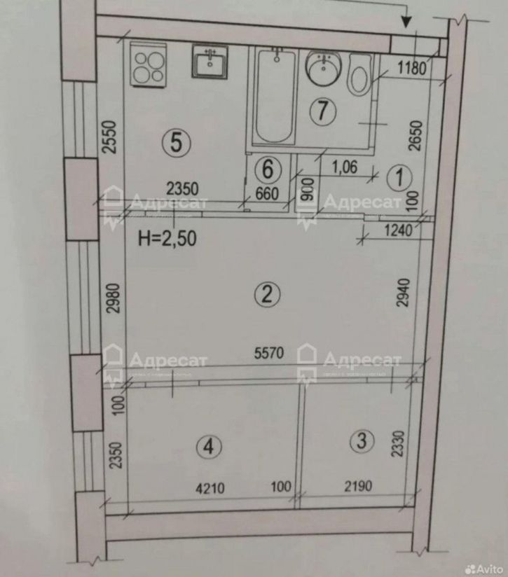 2-комн квартира ул.им. Голубятникова,  д.11
