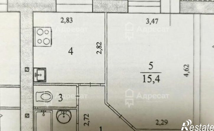 1-комн квартира Удмуртский переулок, 2,  д. 2