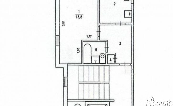 1-комн квартира пр-кт им. Героев Сталинграда, 54,  д. 54